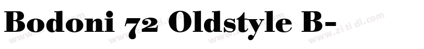 Bodoni 72 Oldstyle B字体转换 Bodoni 72 Oldstyle B字体转换